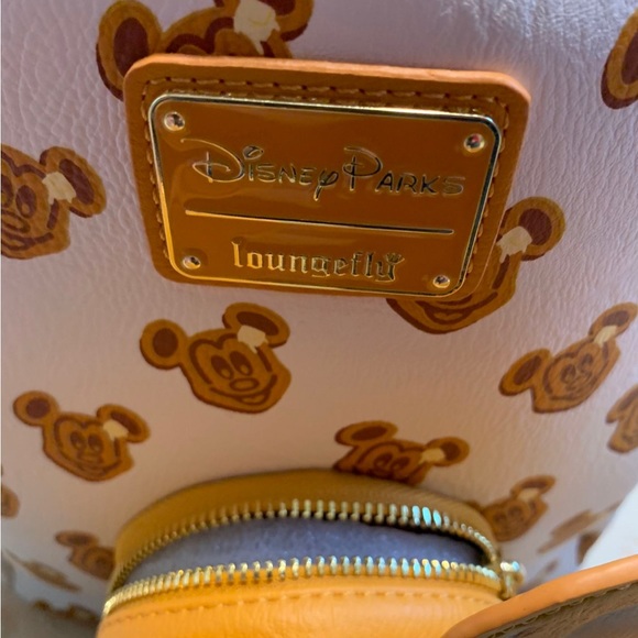LOUNGEFLY Disney Mickey Mouse Waffle Mini Backpack - Picture 4 of 5